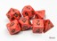 Speckled Fire Polyhedral 7-Dice Set - CHX25303
